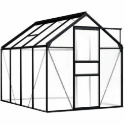 TRUE DEAL Serre Anthracite Aluminium 4,75 M² 8 TRUE DEAL Serre Anthracite Aluminium 4,75 M² -France Serre de jardin Soldes 2022 26370007 2