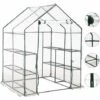 TRUE DEAL Serre Avec 8 étagères 143x143x195 Cm 1 TRUE DEAL Serre Avec 8 étagères 143x143x195 Cm -France Serre de jardin Soldes 2022 26662691 1