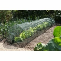 NATURE Kit Tunnel 2-en-1 Film Transparent + Filet Anti-insectes + 6 Arceaux 300x60x45cm -France Serre de jardin Soldes 2022 27544205 4