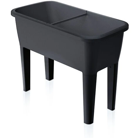 PROSPERPLAST Jardinière Serre 52 Litres 77 X 38 X 82 Cm Anthracite - Anthracite 6 PROSPERPLAST Jardinière Serre 52 Litres 77 X 38 X 82 Cm Anthracite - Anthracite – Image 4