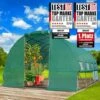 Serre De Jardin 12m² (3x4) Extrêmement Stable Parois Enroulables Croissance Optimale Des Plants, Aération Optimale, Montage Rapide - Serre De Jardin Tunnel 12 M² De BRAST -France Serre de jardin Soldes 2022 28361083 1