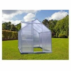 LA MAISON DU JARDIN Serre En Polycarbonate Alvéolaire De Jardin 146 - 8,2 M² - Avec Base -France Serre de jardin Soldes 2022 28588239 3