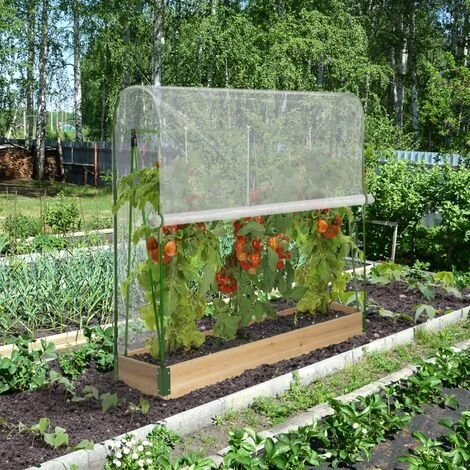 IDMARKET Serre à Tomates Spéciale Croissance Kit Complet Bâche + Support 5 IDMARKET Serre à Tomates Spéciale Croissance Kit Complet Bâche + Support – Image 3