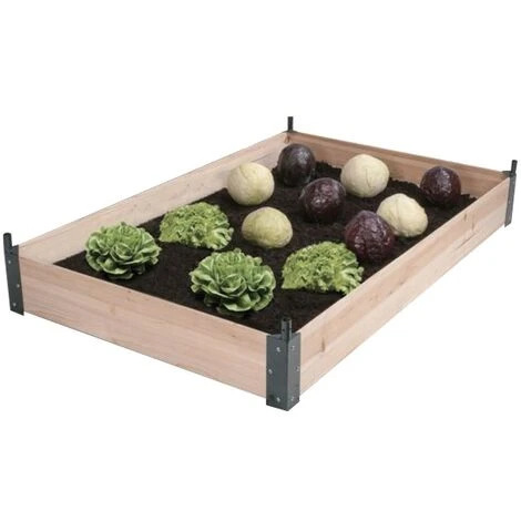 OUTIROR Carré Potager Mini-serre De Jardin Avec Châssis Et Couverture De Protection 5 OUTIROR Carré Potager Mini-serre De Jardin Avec Châssis Et Couverture De Protection – Image 3