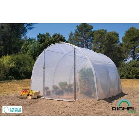 RICHEL Serre 3x3m (9m2) Pied Droit - 1 Porte Centrale Battante 5 RICHEL Serre 3x3m (9m2) Pied Droit - 1 Porte Centrale Battante – Image 3