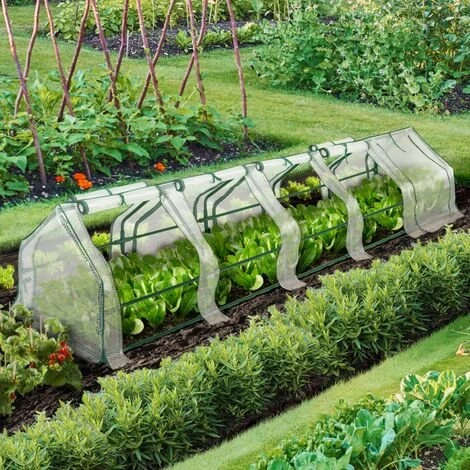 IDMARKET Serre Châssis De Jardin Spéciale Forçage L. 300 CM Blanche - Blanc 3 IDMARKET Serre Châssis De Jardin Spéciale Forçage L. 300 CM Blanche - Blanc