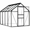 ASUPERMALL Serre Anthracite Aluminium 4,75 M² 1 ASUPERMALL Serre Anthracite Aluminium 4,75 M² -France Serre de jardin Soldes 2022 29055057 1