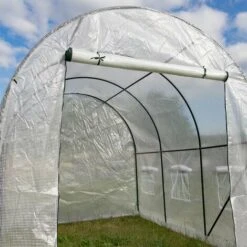 ESTEXO Serre 3x2x2m Tunnel à Film Plastique Toit Arqué Serre En Aluminium -France Serre de jardin Soldes 2022 29542217 5