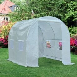 Outsunny Serre De Jardin Tunnel Surface Sol 5 M² 2,5L X 2l X 2H M Châssis Tubulaire Renforcé 18 Mm 4 Fenêtres Blanc 8 Outsunny Serre De Jardin Tunnel Surface Sol 5 M² 2,5L X 2l X 2H M Châssis Tubulaire Renforcé 18 Mm 4 Fenêtres Blanc -France Serre de jardin Soldes 2022 3023953 2