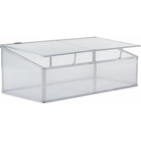 HABITAT ET JARDIN Mini Serre En Polycarbonate 108 X 56 X 40 Cm - Aluminium. 5 HABITAT ET JARDIN Mini Serre En Polycarbonate 108 X 56 X 40 Cm - Aluminium. – Image 3