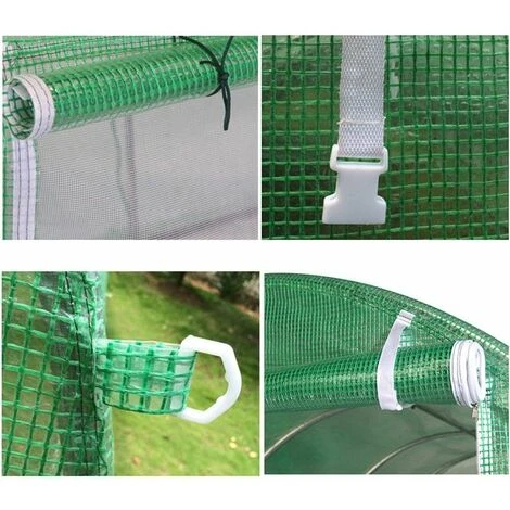 EUROSPEN Bâche Armée Pour Serre De Jardin Tunnel 9m2 Green Roof 5 EUROSPEN Bâche Armée Pour Serre De Jardin Tunnel 9m2 Green Roof – Image 3