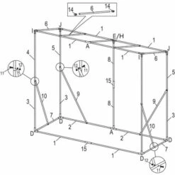 SEKEY Serre De Jardin Imperméable Et Anti-UPF 200 L X 77 L X 146/170 H Cm -France Serre de jardin Soldes 2022 31590397 4