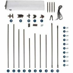 SEKEY Serre De Jardin Imperméable Et Anti-UPF 200 L X 77 L X 146/170 H Cm -France Serre de jardin Soldes 2022 31590397 5