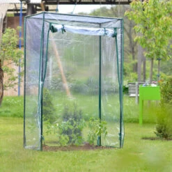 Relaxdays Serre De Jardin Tomate, Balcon, Protection, Bâche, HLP 150x100x50 Cm, Acier, PVC, Transparent -France Serre de jardin Soldes 2022 31788997 3
