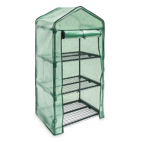 Relaxdays Serre De Jardin Avec Housse Roulette 3 Niveaux 130 X 70 X 48 Cm 4 Relaxdays Serre De Jardin Avec Housse Roulette 3 Niveaux 130 X 70 X 48 Cm – Image 2