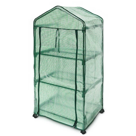 Relaxdays Serre De Jardin Avec Housse Roulette 3 Niveaux 130 X 70 X 48 Cm 6 Relaxdays Serre De Jardin Avec Housse Roulette 3 Niveaux 130 X 70 X 48 Cm – Image 4