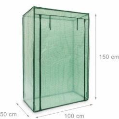 Relaxdays Serre De Jardin à Tomates TOMMY Tente Pour Plantes Protection Des Légumes Toit 150 X 100 X 50 Cm, PE -France Serre de jardin Soldes 2022 31789467 5