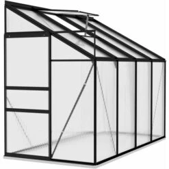 VidaXL Serre Anthracite Aluminium 5,24 M³ - Anthracite -France Serre de jardin Soldes 2022 32109811 3