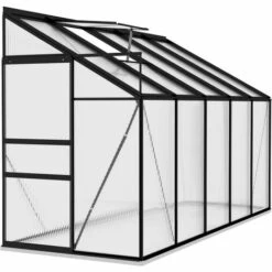 VidaXL Serre Anthracite Aluminium 6,5 M³ - Anthracite -France Serre de jardin Soldes 2022 32109819 3