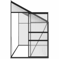 VidaXL Serre Anthracite Aluminium 7,77 M³ - Anthracite -France Serre de jardin Soldes 2022 32109820 5
