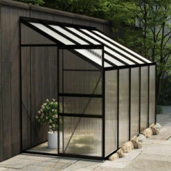 ASUPERMALL Serre Anthracite Aluminium 6,5 M³