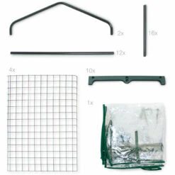 Relaxdays Serre De Jardin Balcon Terrasse Transportable Mobile 2-3 Ou 4 Étagères Portes -France Serre de jardin Soldes 2022 33496308 5