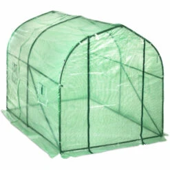 Relaxdays Serre De Jardin 200x200x300 Cm Tunnel De Jardin Bâche Housse Porte Fenêtre Jardin Tente Plante Tomate, Vert 8 Relaxdays Serre De Jardin 200x200x300 Cm Tunnel De Jardin Bâche Housse Porte Fenêtre Jardin Tente Plante Tomate, Vert -France Serre de jardin Soldes 2022 33496338 2