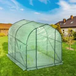 Relaxdays Serre De Jardin 200x200x300 Cm Tunnel De Jardin Bâche Housse Porte Fenêtre Jardin Tente Plante Tomate, Vert 9 Relaxdays Serre De Jardin 200x200x300 Cm Tunnel De Jardin Bâche Housse Porte Fenêtre Jardin Tente Plante Tomate, Vert -France Serre de jardin Soldes 2022 33496338 3
