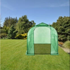 Relaxdays Serre De Jardin 200x200x300 Cm Tunnel De Jardin Bâche Housse Porte Fenêtre Jardin Tente Plante Tomate, Vert 10 Relaxdays Serre De Jardin 200x200x300 Cm Tunnel De Jardin Bâche Housse Porte Fenêtre Jardin Tente Plante Tomate, Vert -France Serre de jardin Soldes 2022 33496338 4