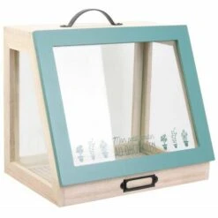 Paris Prix - Mini Serre D'intérieur "garden" 24cm Naturel -France Serre de jardin Soldes 2022 33674419 2