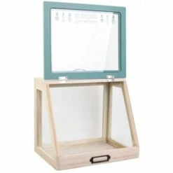 Paris Prix - Mini Serre D'intérieur "garden" 24cm Naturel -France Serre de jardin Soldes 2022 33674419 3