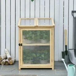 Outsunny Mini Serre De Jardin 2 Niveaux Dim. 62L X 63l X 82H Cm Porte Et Panneau Toit Ouvrant Bois Sapin Traité Polycarbonate 8 Outsunny Mini Serre De Jardin 2 Niveaux Dim. 62L X 63l X 82H Cm Porte Et Panneau Toit Ouvrant Bois Sapin Traité Polycarbonate -France Serre de jardin Soldes 2022 34833538 2