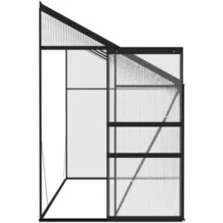 ASUPERMALL Serre Anthracite Aluminium 6,23 M³ -France Serre de jardin Soldes 2022 35499731 5