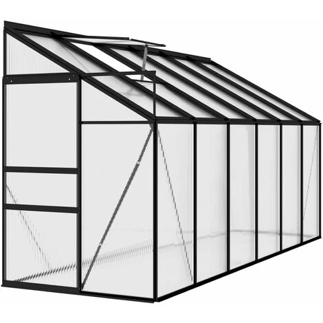 ASUPERMALL Serre Anthracite Aluminium 7,44 M³ 5 ASUPERMALL Serre Anthracite Aluminium 7,44 M³ – Image 3