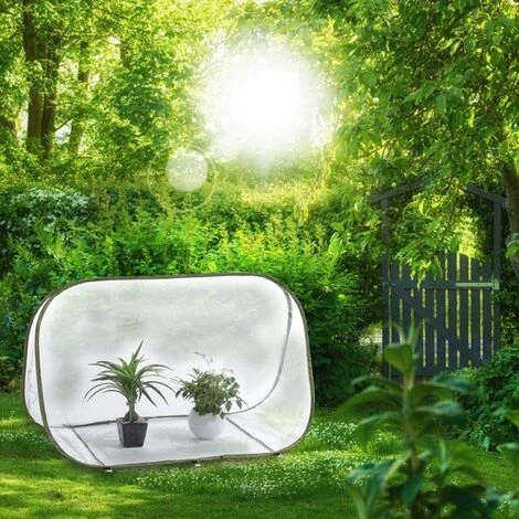 ILOVEMILAN 90*52*62cm Pliable Portable Mini Serre De Jardinage à La Maison Fleurs Et Plantes Succulentes Couverture Chaude Triangle Serre Résistante Aux Intempéries 6 ILOVEMILAN 90*52*62cm Pliable Portable Mini Serre De Jardinage à La Maison Fleurs Et Plantes Succulentes Couverture Chaude Triangle Serre Résistante Aux Intempéries – Image 4