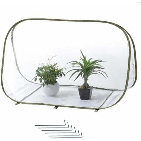 ILOVEMILAN 90*52*62cm Pliable Portable Mini Serre De Jardinage à La Maison Fleurs Et Plantes Succulentes Couverture Chaude Triangle Serre Résistante Aux Intempéries 7 ILOVEMILAN 90*52*62cm Pliable Portable Mini Serre De Jardinage à La Maison Fleurs Et Plantes Succulentes Couverture Chaude Triangle Serre Résistante Aux Intempéries – Image 5