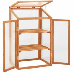 ASUPERMALL Serre 60x45x100 Cm Bois De Sapin -France Serre de jardin Soldes 2022 36815761 4