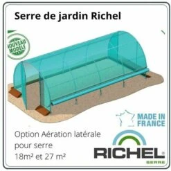 RICHEL Kit 1 Aeration Laterale Longueur 6m -France Serre de jardin Soldes 2022 38280801 2