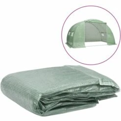 VidaXL Couverture De Remplacement De Serre (8 M²) 400x200x200 Cm Vert