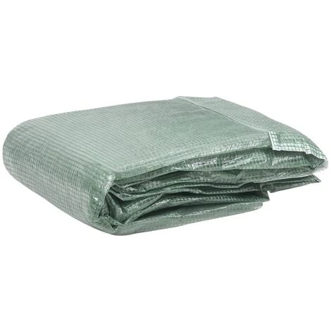 VidaXL Couverture De Remplacement De Serre (8 M²) 400x200x200 Cm Vert 4 VidaXL Couverture De Remplacement De Serre (8 M²) 400x200x200 Cm Vert – Image 2