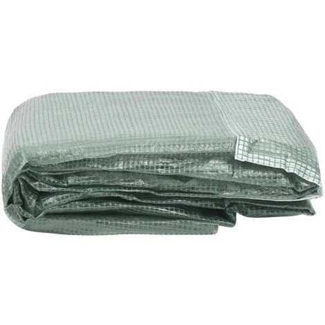VidaXL Couverture De Remplacement De Serre (8 M²) 400x200x200 Cm Vert 5 VidaXL Couverture De Remplacement De Serre (8 M²) 400x200x200 Cm Vert – Image 3