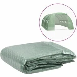 VidaXL Couverture De Remplacement De Serre (16 M²) 400x400x200 Cm Vert