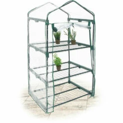 Relaxdays Serre De Jardin Balcon Terrasse Transportable Mobile 2-3 Ou 4 Étagères Portes -France Serre de jardin Soldes 2022 40010047 2