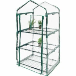 Relaxdays Serre De Jardin Balcon Terrasse Transportable Mobile 2-3 Ou 4 Étagères Portes -France Serre de jardin Soldes 2022 40010047 4