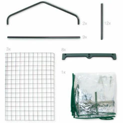 Relaxdays Serre De Jardin Balcon Terrasse Transportable Mobile 2-3 Ou 4 Étagères Portes -France Serre de jardin Soldes 2022 40010047 5