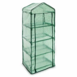 Relaxdays Serre De Jardin 60 X 46 Cm 4 étages Étagère Avec Bâche Amovible Balcon Terrasse Tente -France Serre de jardin Soldes 2022 40010064 3