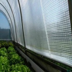 TECPLAST Bâche Pour Serre 4,5x4,7 M 400SE - Bâche Armée Transparente étanche Pour Serre - Haute Performance - Made In France - Transparente Armée -France Serre de jardin Soldes 2022 41382557 5