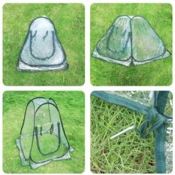 GUAZHUNIFR Serres De Culture En PVC Pour Intérieur Ou Extérieur Mini Serre De Jardin, Petite Couverture Portable Pour Plantes De Jardin 70 X 70 X 80 Cm -France Serre de jardin Soldes 2022 42063675 5