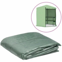 ASUPERMALL Couverture De Remplacement Serre (6,5025 M²) 255x255x194cm Vert