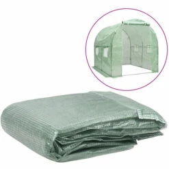 ASUPERMALL Couverture De Remplacement De Serre (4 M²) 200x200x200 Cm Vert